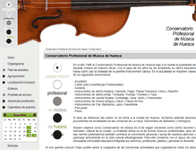 Tablet Screenshot of conservatoriodehuesca.com